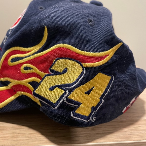 Vintage Jeff Gordon Dupont Motorsports #24 Nascar Racing Snapback - Picture 3 of 6